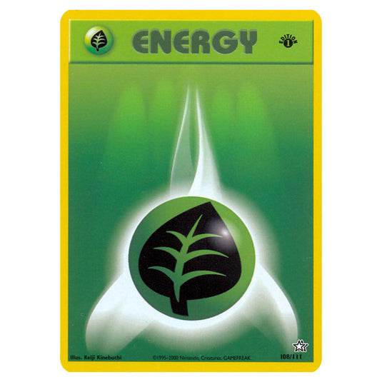 Pokemon - Neo - Neo Genesis - Grass Energy - 108/111