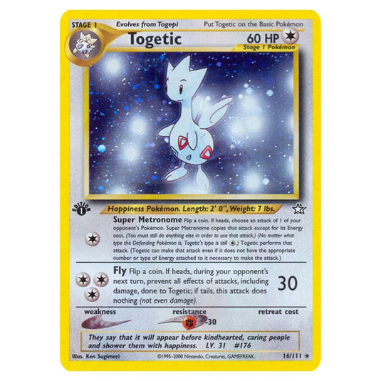 Pokemon - Neo - Neo Genesis - Togetic - 16/111-Played-First Edition-English