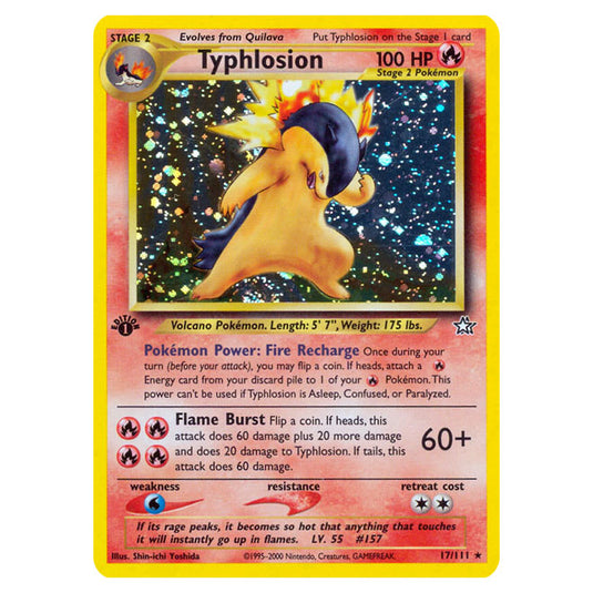 Pokemon - Neo - Neo Genesis - Typhlosion - 17/111