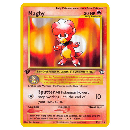 Pokemon - Neo - Neo Genesis - Magby - 23/111