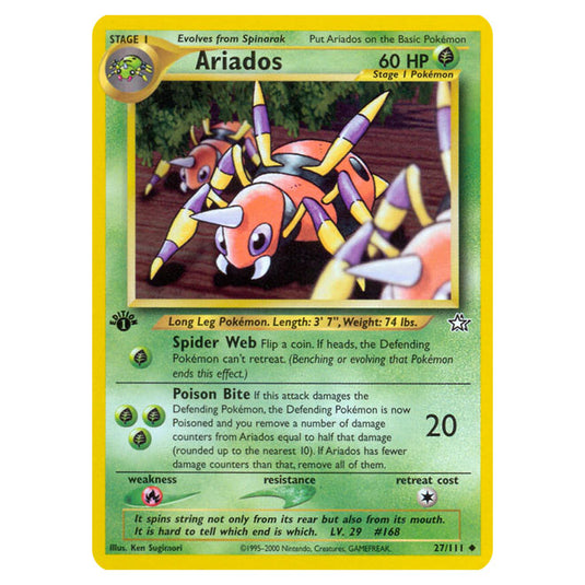 Pokemon - Neo - Neo Genesis - Ariados - 27/111