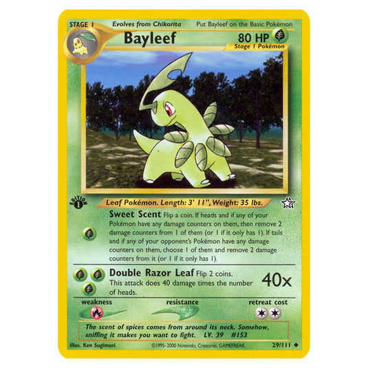 Pokemon - Neo - Neo Genesis - Bayleef - 29/111