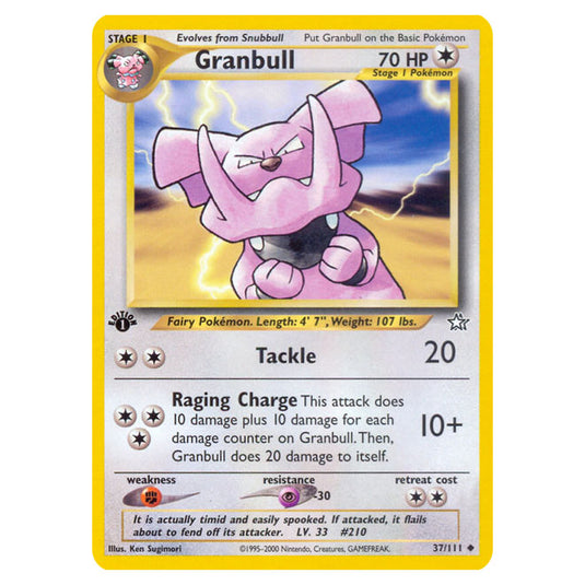 Pokemon - Neo - Neo Genesis - Granbull - 37/111