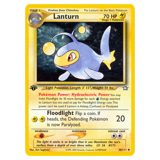 Pokemon - Neo - Neo Genesis - Lanturn - 38/111