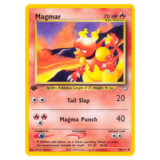Pokemon - Neo - Neo Genesis - Magmar - 40/111