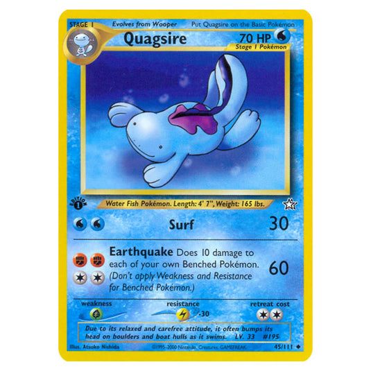 Pokemon - Neo - Neo Genesis - Quagsire - 45/111