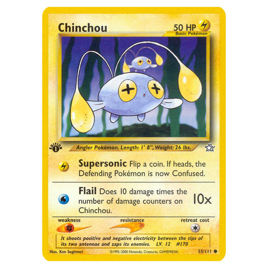 Pokemon - Neo - Neo Genesis - Chinchou - 55/111