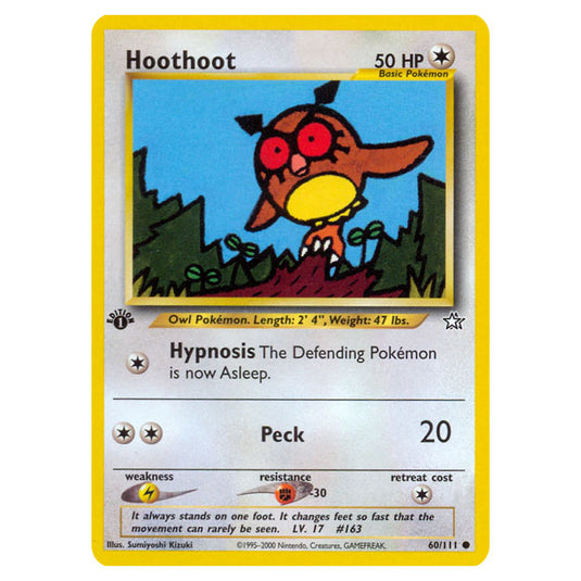 Pokemon - Neo - Neo Genesis - Hoothoot - 60/111
