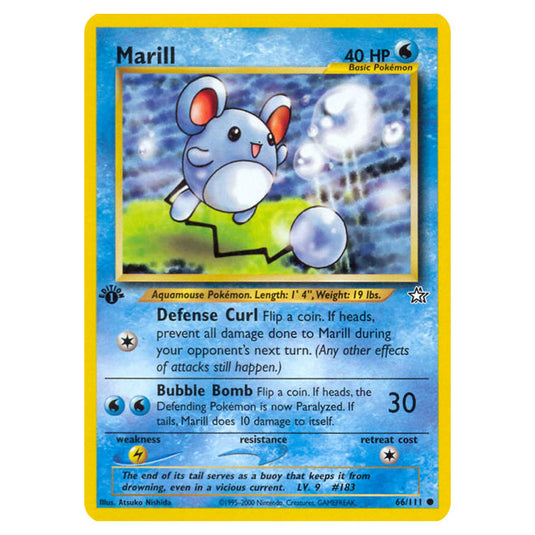 Pokemon - Neo - Neo Genesis - Marill - 66/111