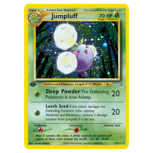 Pokemon - Neo - Neo Genesis - Jumpluff - 7/111