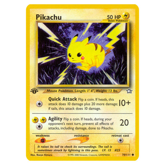 Pokemon - Neo - Neo Genesis - Pikachu - 70/111