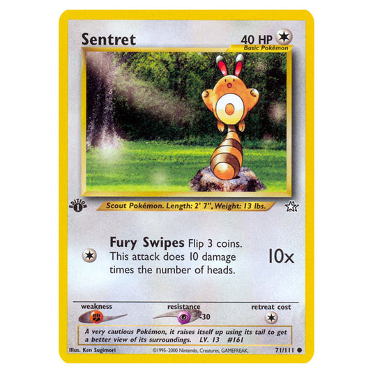 Pokemon - Neo - Neo Genesis - Sentret - 71/111