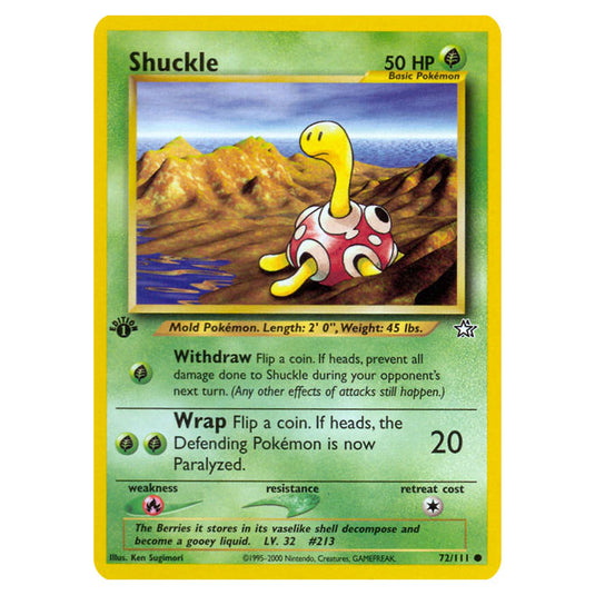 Pokemon - Neo - Neo Genesis - Shuckle - 72/111