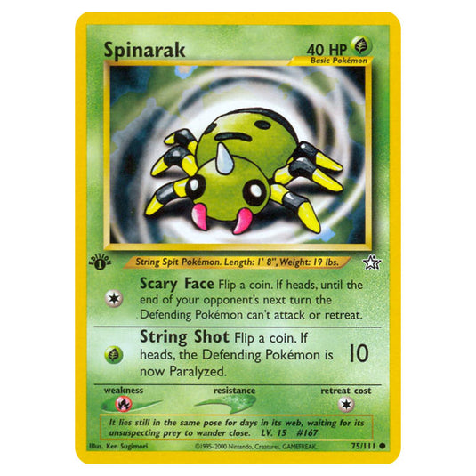 Pokemon - Neo - Neo Genesis - Spinarak - 75/111