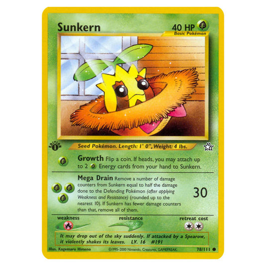 Pokemon - Neo - Neo Genesis - Sunkern - 78/111