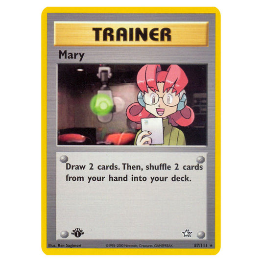 Pokemon - Neo - Neo Genesis - Mary - 87/111