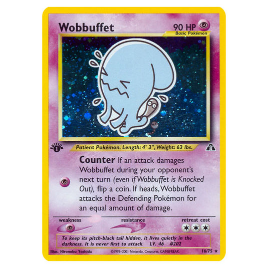 Pokemon - Neo - Neo Discovery - Wobbuffet - 16/75