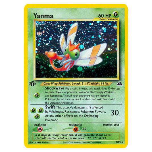 Pokemon - Neo - Neo Discovery - Yanma - 17/75