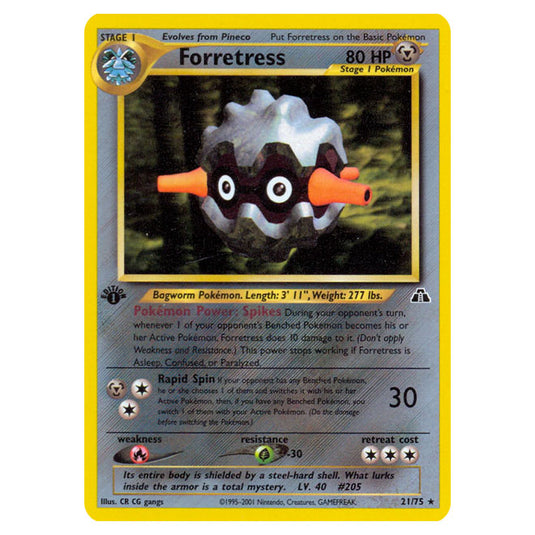 Pokemon - Neo - Neo Discovery - Forretress - 21/75