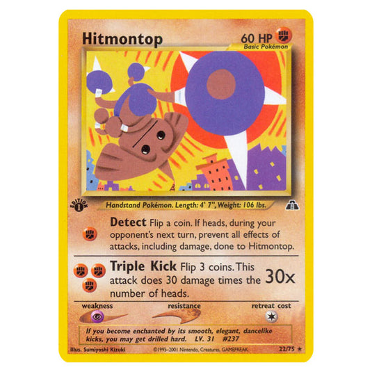 Pokemon - Neo - Neo Discovery - Hitmontop - 22/75