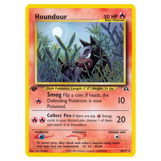 Pokemon - Neo - Neo Discovery - Houndour - 24/75