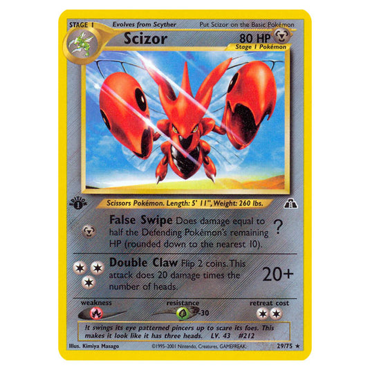 Pokemon - Neo - Neo Discovery - Scizor - 29/75