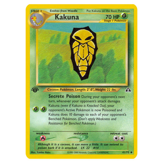 Pokemon - Neo - Neo Discovery - Kakuna - 41/75