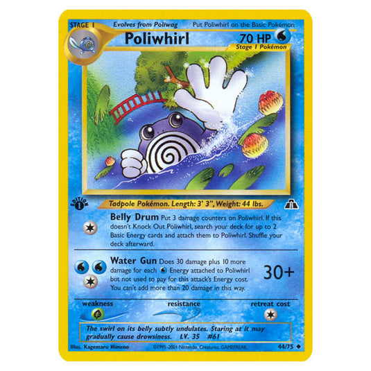 Pokemon - Neo - Neo Discovery - Poliwhirl - 44/75