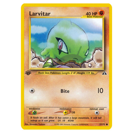 Pokemon - Neo - Neo Discovery - Larvitar - 57/75