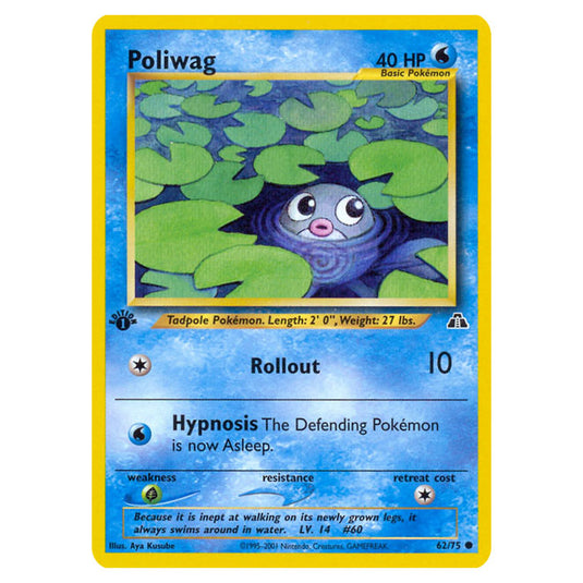 Pokemon - Neo - Neo Discovery - Poliwag - 62/75