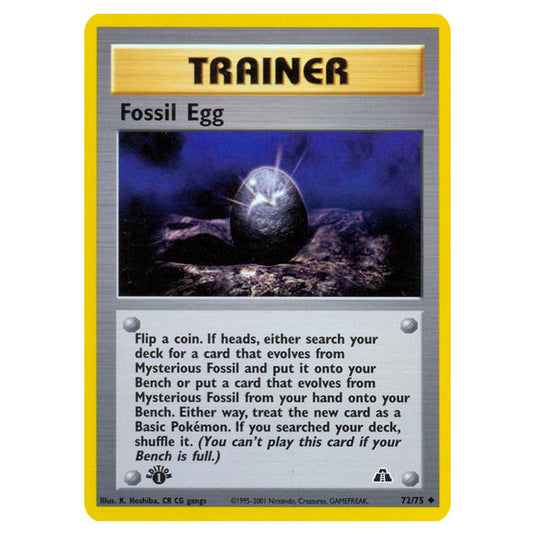 Pokemon - Neo - Neo Discovery - Fossil Egg - 72/75