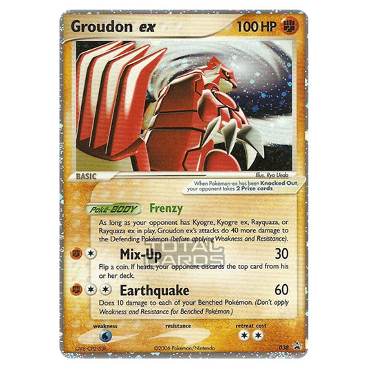 Pokemon - NP - Nintendo Black Star Promos - Groudon ex - 38 Pokemon - NP - Nintendo Black Star Promos - Groudon ex - 38