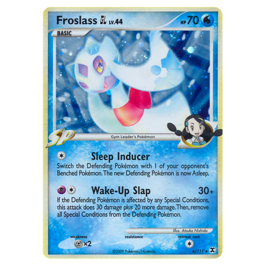 Froslass GL 6 card from the Pokemon set Rising Rivals