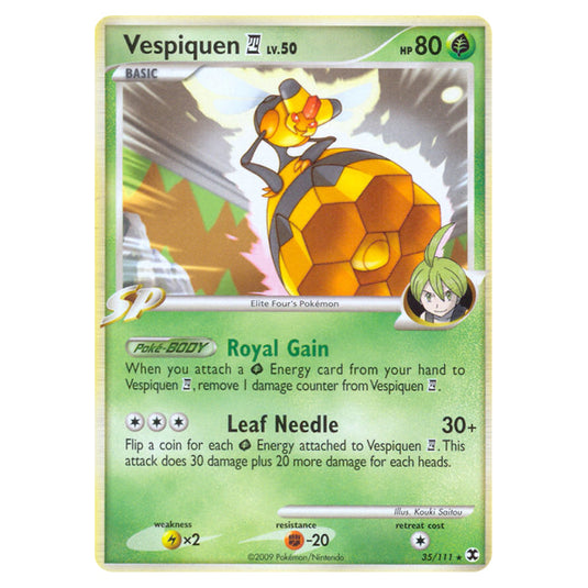 Vespiquen E4 35 card from the Pokemon set Rising Rivals