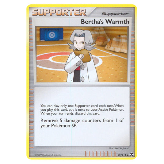 Bertha's Warmth 90 card from the Pokemon set Rising Rivals