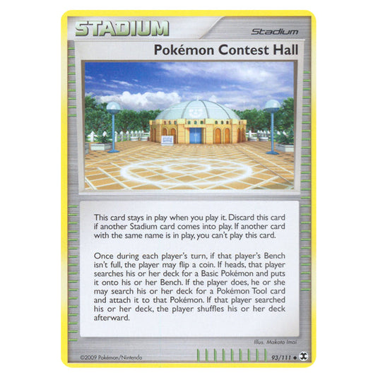 Pokémon Contest Hall 93 card from the Pokemon set Rising Rivals