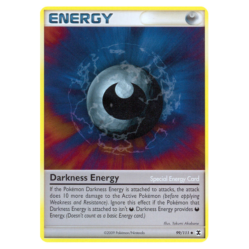 Pokemon Rising Rivals Symbol Pokemon - Platinum - Rising Rivals - Darkness Energy - 99/111 - (Rever