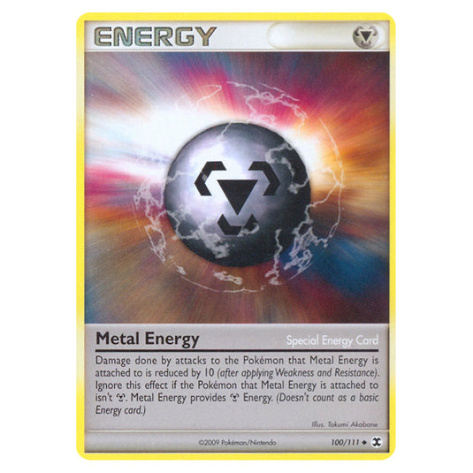 Metal Energy 100 card from the Pokemon set Rising Rivals