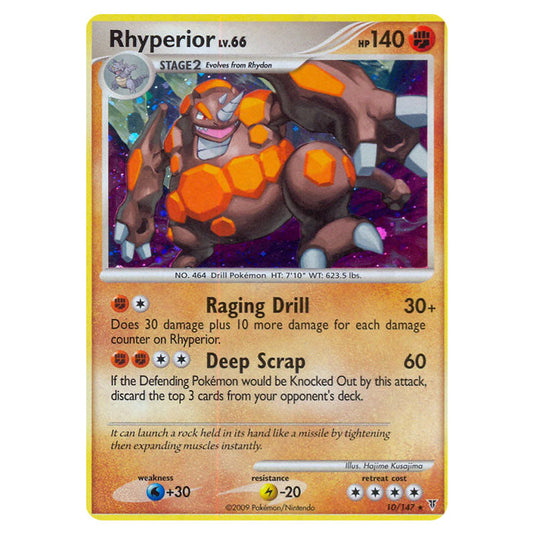 rhyperior stage 2 pokemon card value Pokemon - Platinum - Supreme Victors - Rhyperior