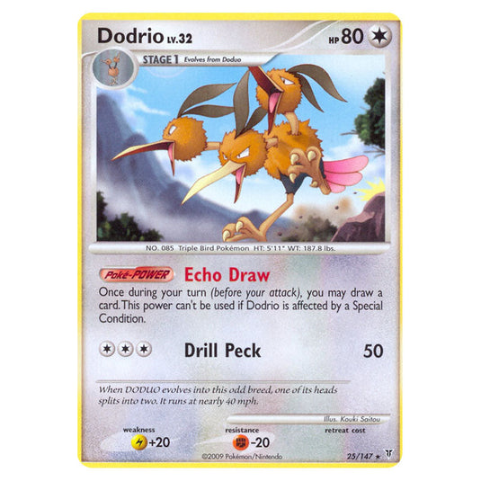 Dodrio 25 card from the Pokemon set Supreme Victors