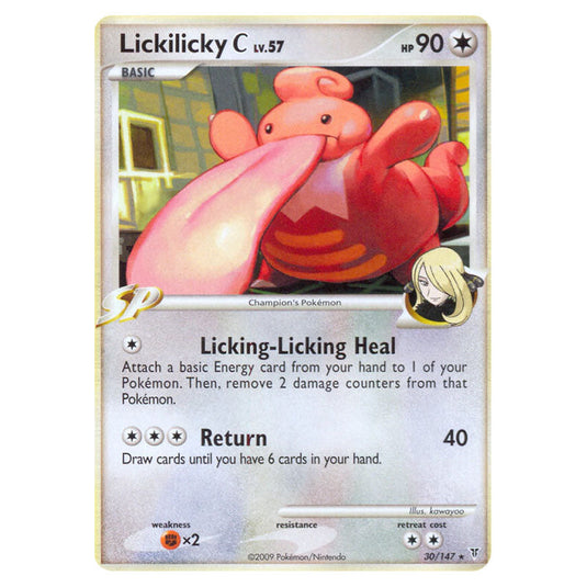 Lickilicky C 30 card from the Pokemon set Supreme Victors