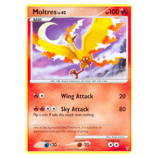 Moltres 36 card from the Pokemon set Supreme Victors