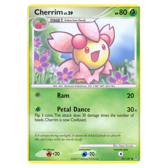 Cherrim 55 card from the Pokemon set Supreme Victors