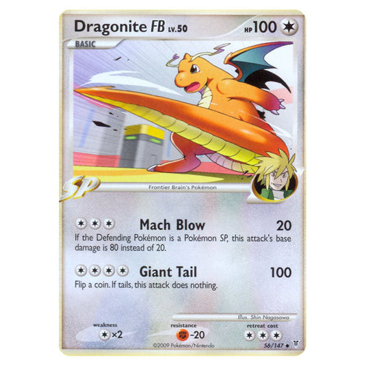 Dragonite FB 56 card from the Pokemon set Supreme Victors