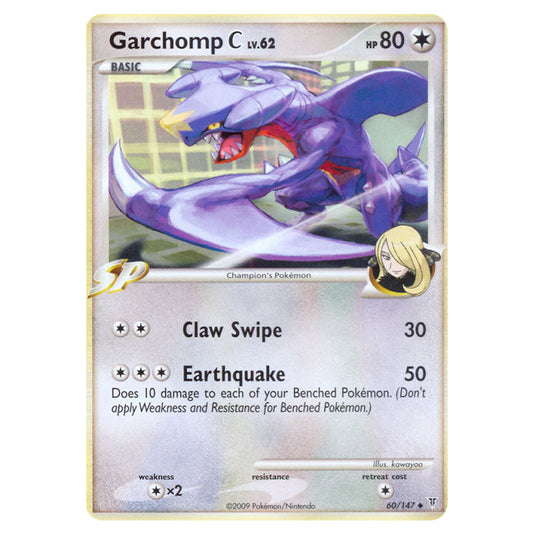 Garchomp C 60 card from the Pokemon set Supreme Victors