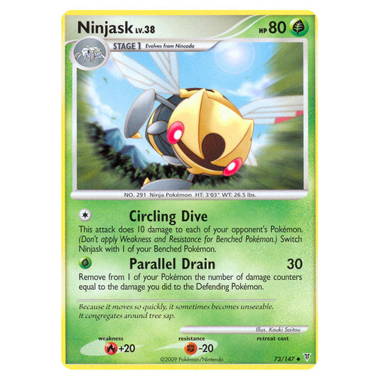 Ninjask 73 card from the Pokemon set Supreme Victors