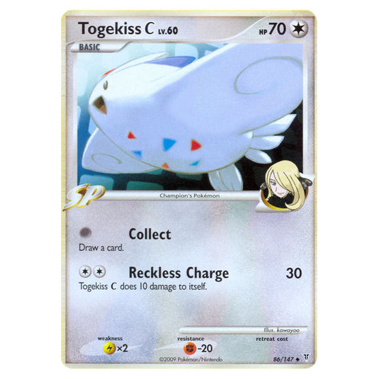 Togekiss C 86 card from the Pokemon set Supreme Victors
