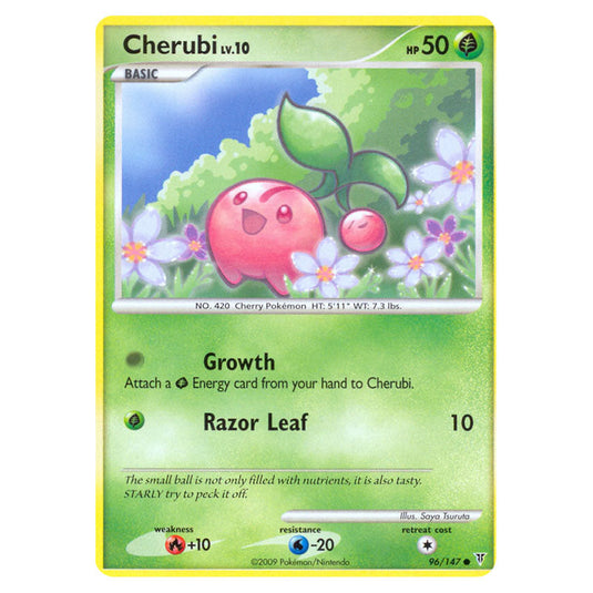 Cherubi 96 card from the Pokemon set Supreme Victors