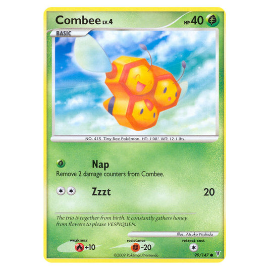 Combee 99 card from the Pokemon set Supreme Victors