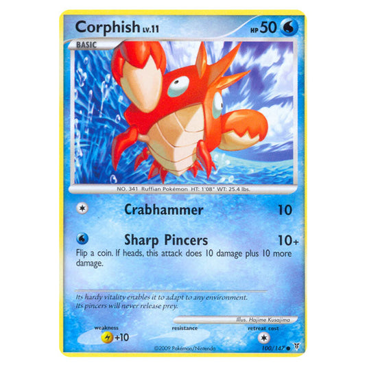 Corphish 100 card from the Pokemon set Supreme Victors